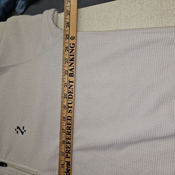 Izod Preform X Mens XL Pullover Sweater Quarter Zip Waffle Weave Y2K Streetwear - Picture 5 of 7